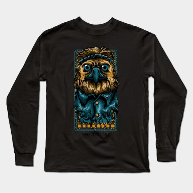 KING OF THE SKY Long Sleeve T-Shirt by Katebi Designs